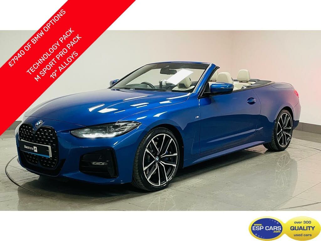 2021 BMW 4 Series 2.0TD 420d M Sport Convertible 2d