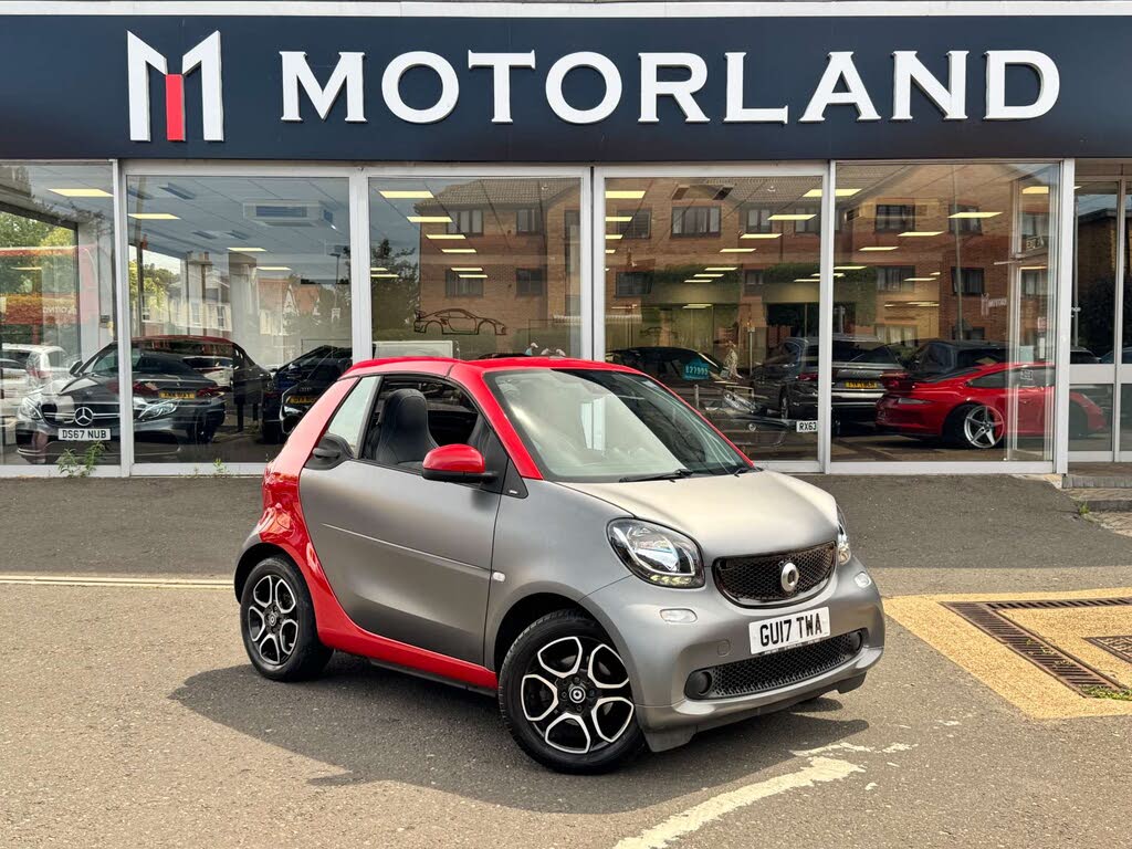 2017 Smart fortwo 1.0 Prime (71bhp) (Premium)(s/s) Cabriolet Twinamic