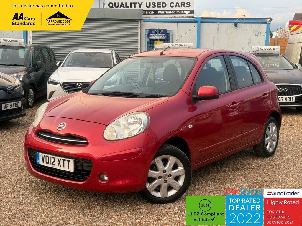 2012 Nissan Micra 1.2 Acenta (97bhp) 5d 1198cc CVT