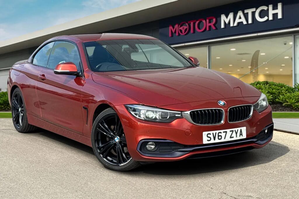 2017 BMW 4 Series 2.0TD 420d Sport Convertible 2d Auto