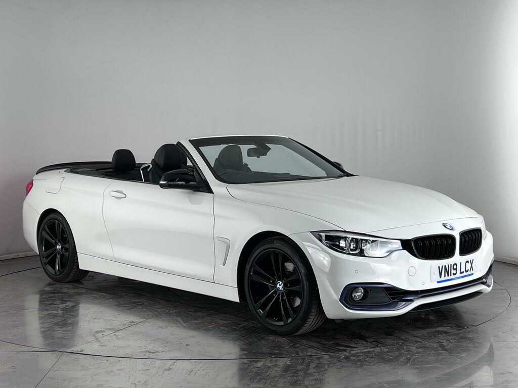 2019 BMW 4 Series 2.0 420i Sport (s/s) Convertible 2d Auto
