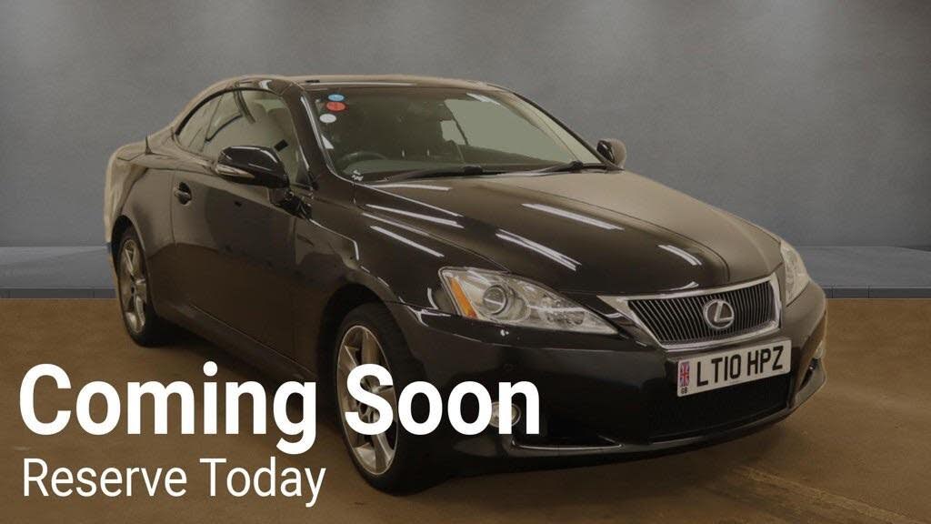 2010 Lexus IS 250 2.5 SE-I Cabriolet 2d auto