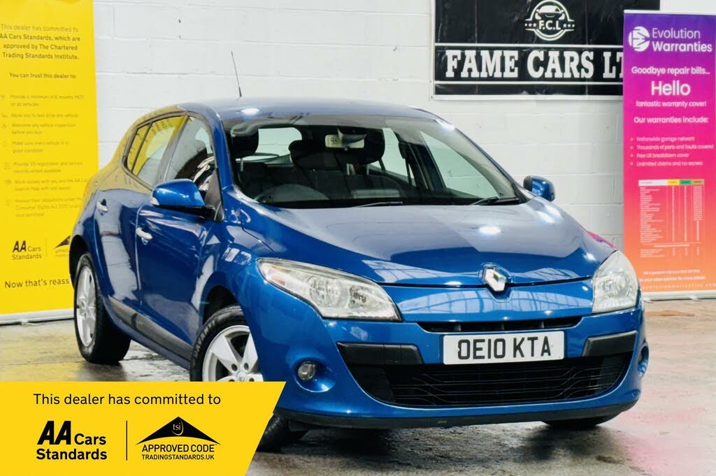 2010 Renault Megane 1.6 Dynamique Tom Tom (110bhp) Hatchback 5d
