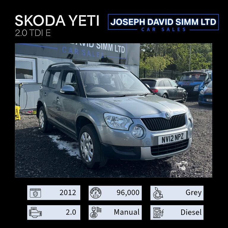 2012 Skoda Yeti 2.0TD E