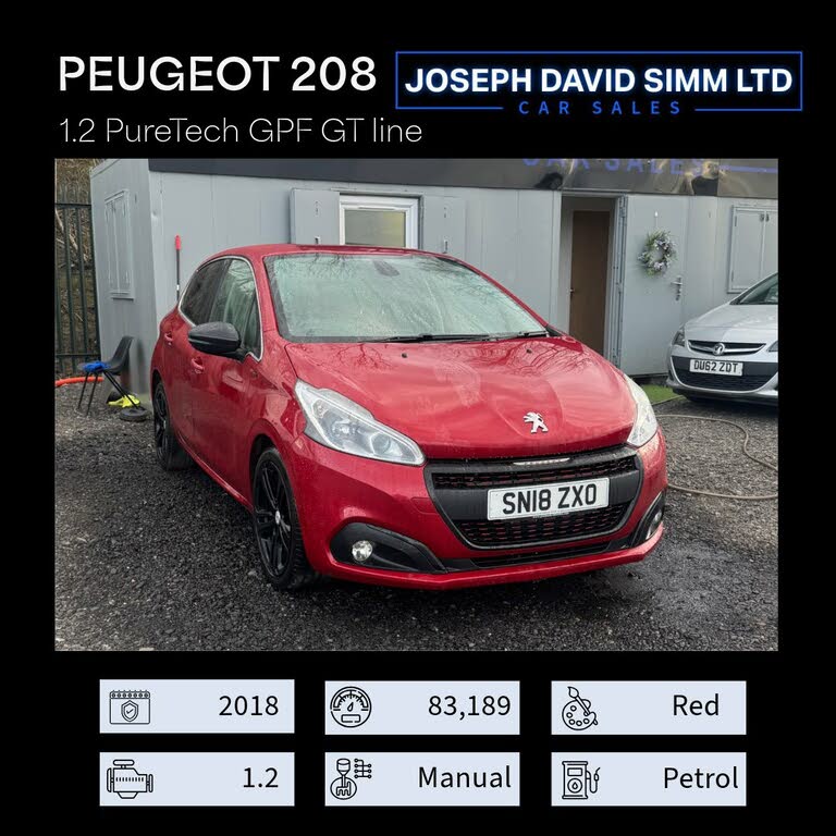 2017 Peugeot 208 1.2 PureTech GT Line 5d