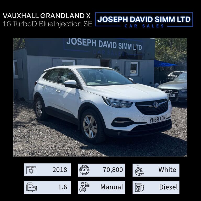 2018 Vauxhall Grandland X 1.6CDTi SE (122ps) ecoTEC