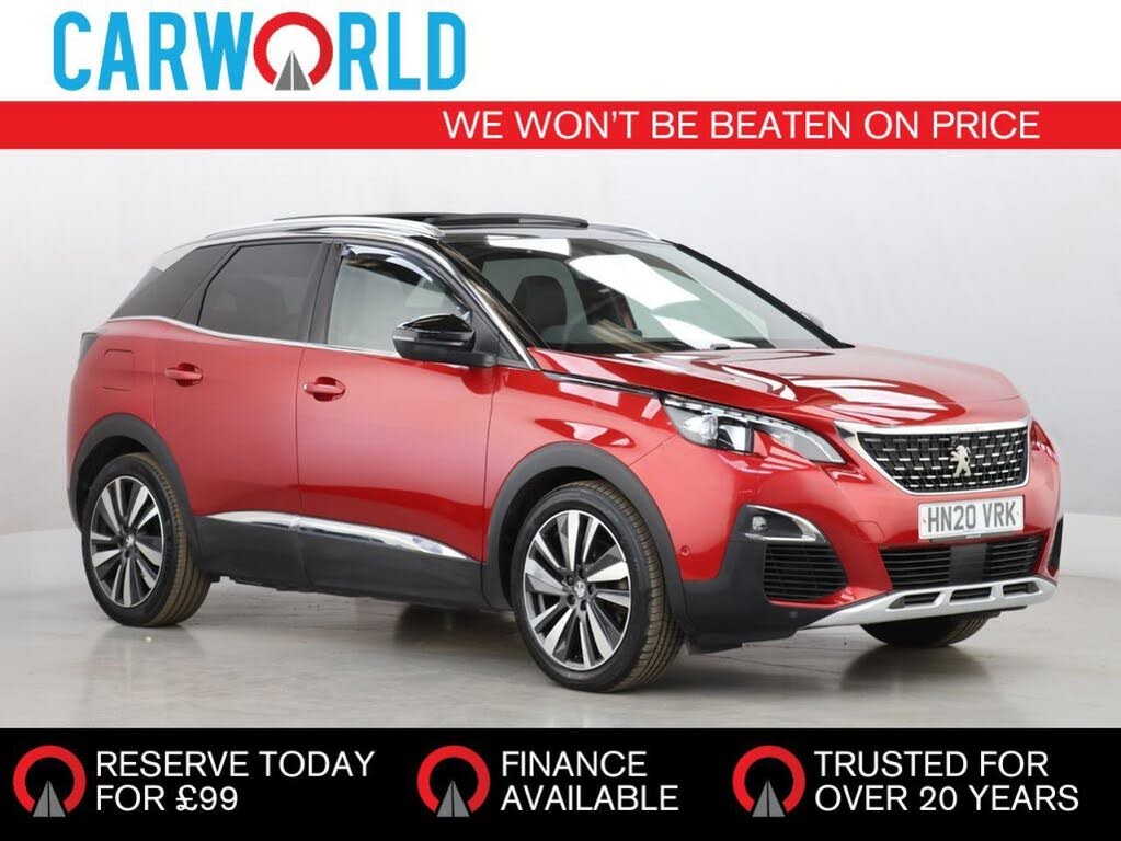 2020 Peugeot 3008 SUV 1.6 PureTech GT (300bhp) 4X4 HYBRID4 e-EAT8