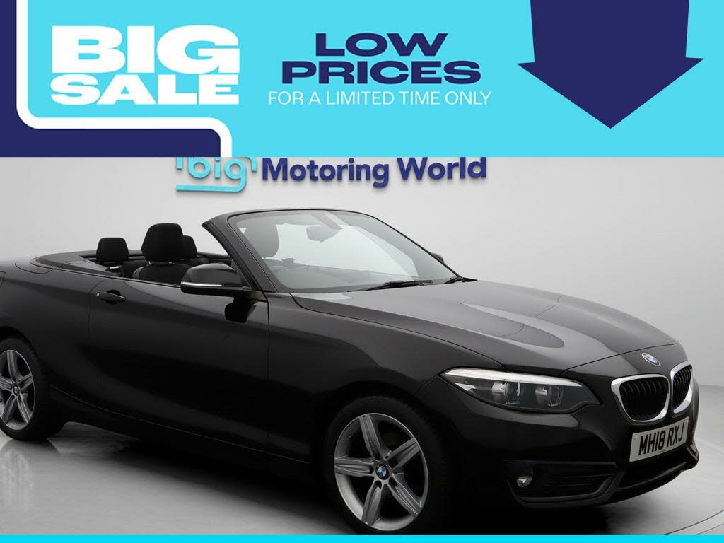 2018 BMW 2 Series 2.0TD 218d Sport (150bhp) Convertible 2d