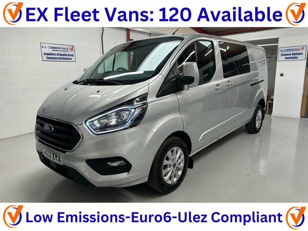 2022 Ford Transit Custom 2.0TDCi 320 L2H1 Limited (130PS)(EU6dT) Double Cab-in-Van