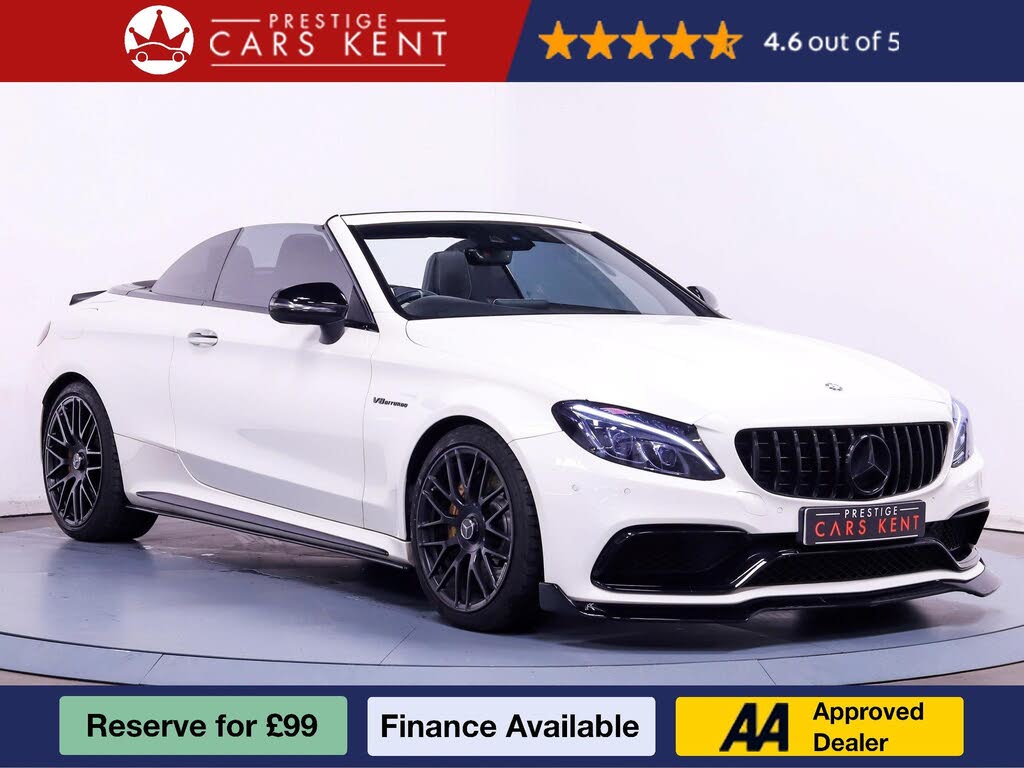 2016 Mercedes-Benz C-Class 4.0 C63 AMG S (510ps) (Premium)(s/s) Cabriolet 2d 7G-Tronic Plus