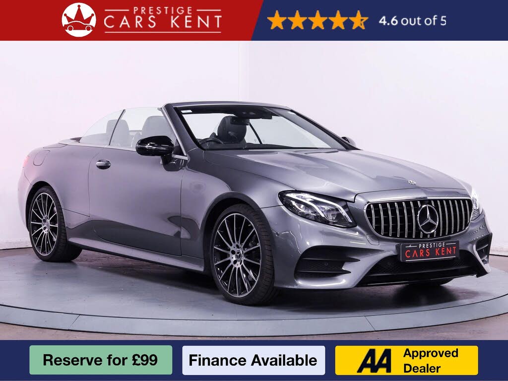 2019 Mercedes-Benz E-Class 2.0d E220d AMG Line (Premium Plus) Cabriolet 2d Plus