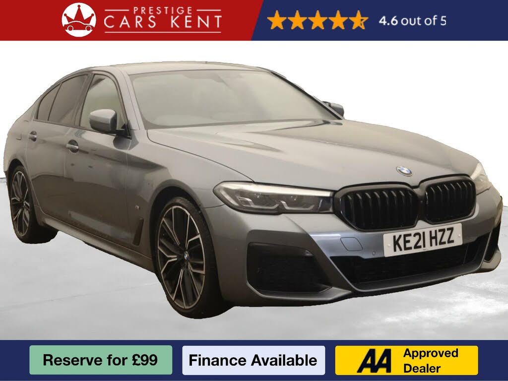 2021 BMW 5 Series 2.0TD 520d xDrive M Sport (MHT)(Pro Pack) Saloon 4d