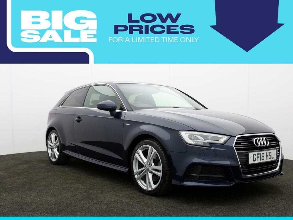 2017 Audi A3 2.0 TFSI quattro S Line (191ps) Nav Hatchback 3d
