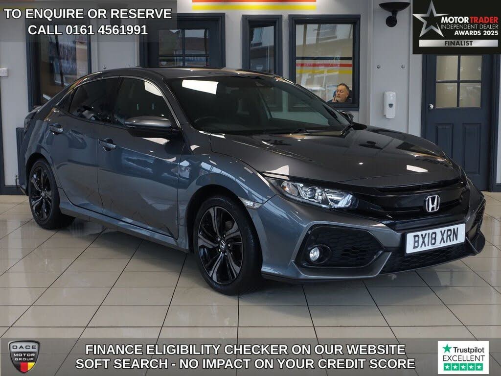 2018 Honda Civic 1.0 VTEC TURBO SR (129ps) Hatchback 5d
