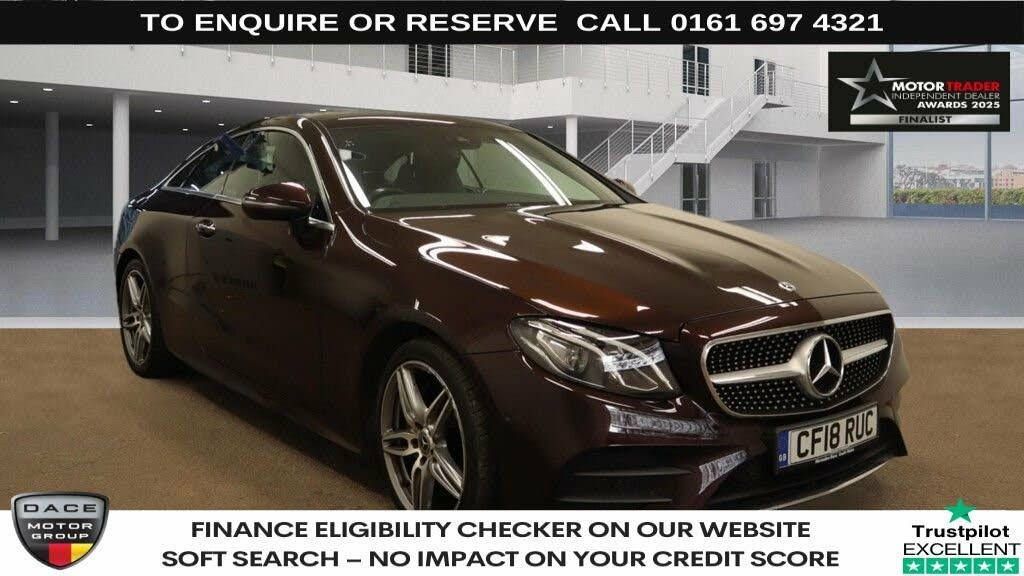2018 Mercedes-Benz E-Class 2.0d E220d AMG Line (Premium)(s/s) Coupe 2d