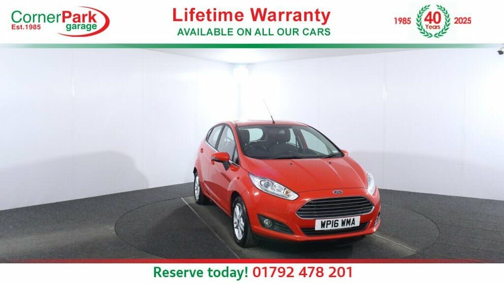 2016 Ford Fiesta 1.0T Zetec (100ps) EcoBoost (s/s) 5d