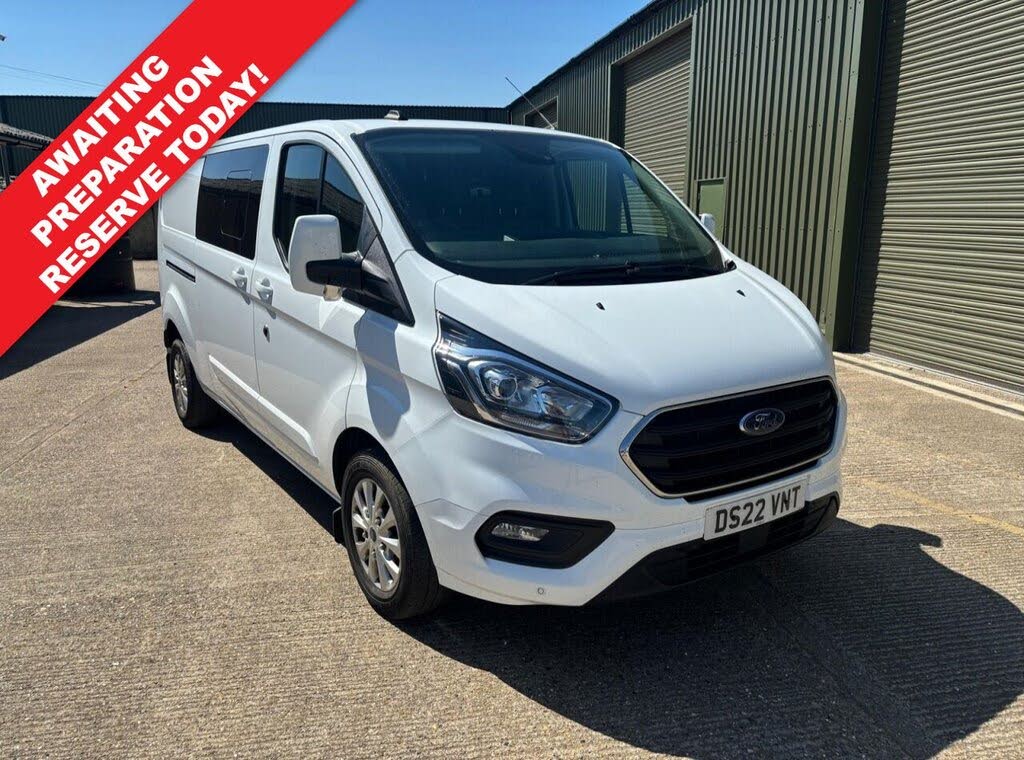 2022 Ford Transit Custom 2.0TDCi 320 L2H1 Limited (130PS)(EU6dT) Double Cab-in-Van