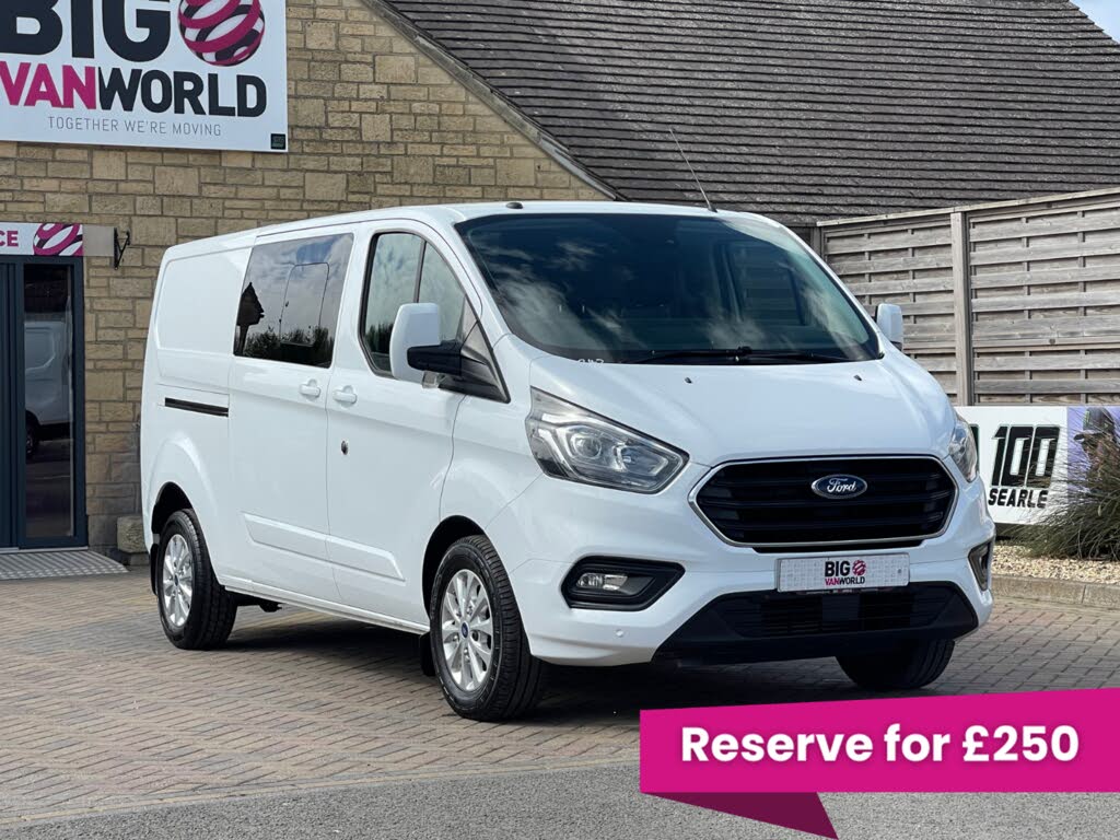 2023 Ford Transit Custom 2.0TDCi 320 L2H1 Limited (170PS)(EU6dT) Double Cab-in-Van 1997cc auto