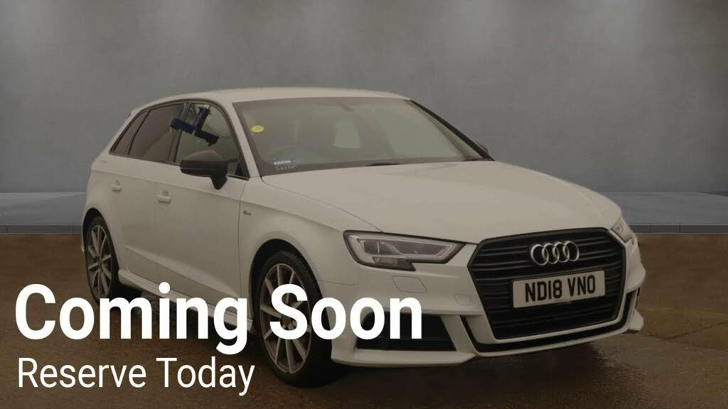 2018 Audi A3 1.5 35 TFSI Black Edition Sportback 5d S Tronic