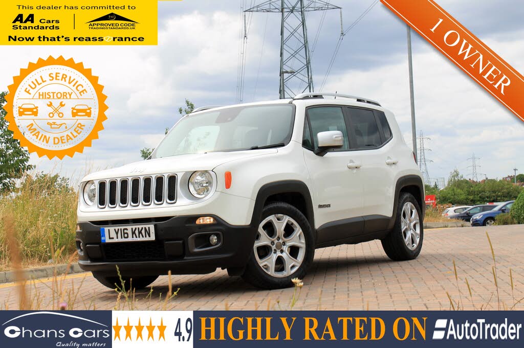 2016 Jeep Renegade 1.4 MultiAir II Limited (138bhp) 1368cc