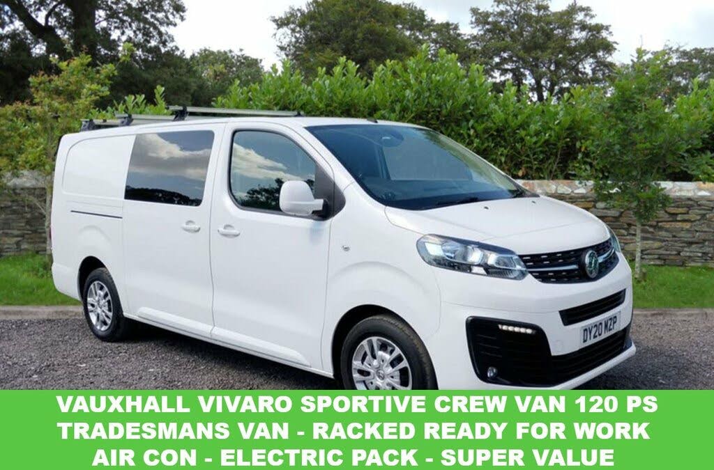 2020 Vauxhall Vivaro 2.0TD 3100 L2H1 Sportive (120PS)(Eu6dT) Double Cab