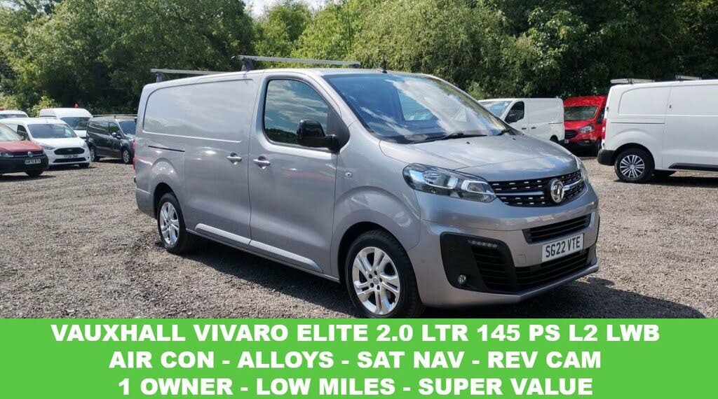 2022 Vauxhall Vivaro 2.0TD 3100 L1H1 Elite