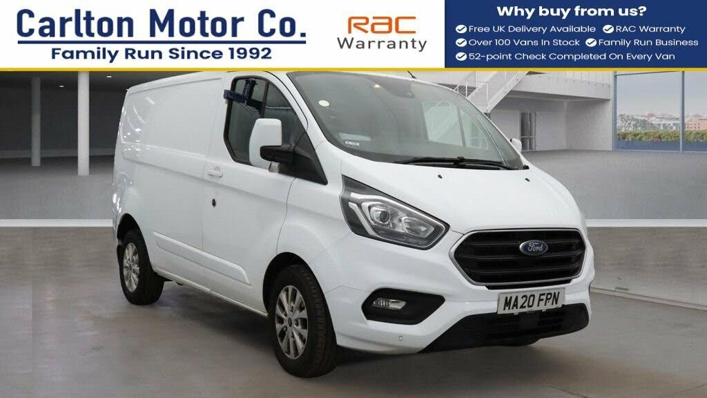 2020 Ford Transit Custom 2.0TDCi 280 L1H1 Limited (170PS)(EU6dT) auto