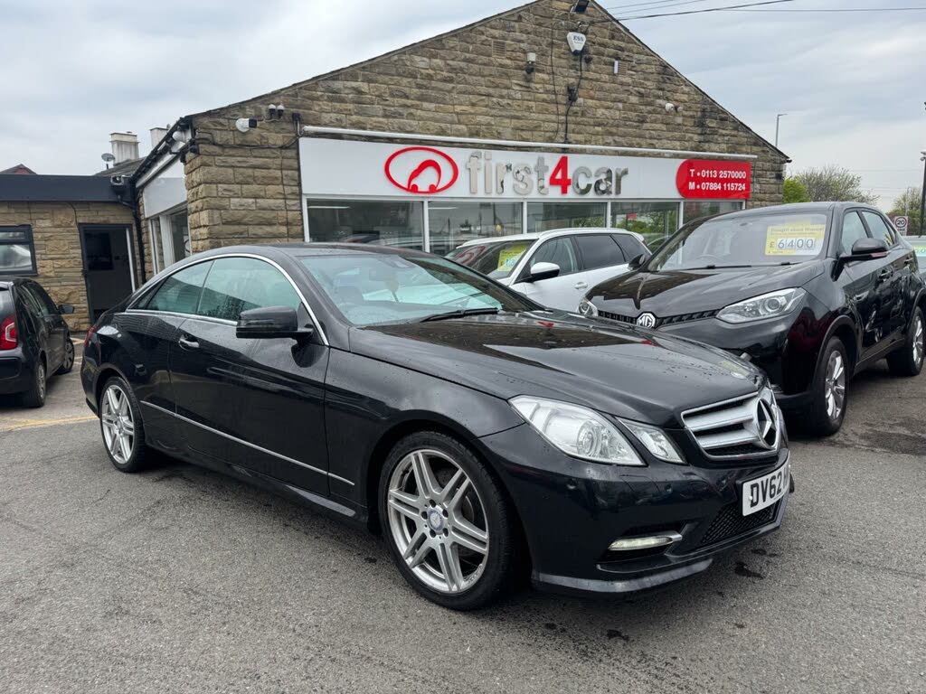 2012 Mercedes-Benz E-Class 2.1TD E220 CDI Sport 2.1CDI (170bhp) Blue F Coupe 2d 7G-Tronic