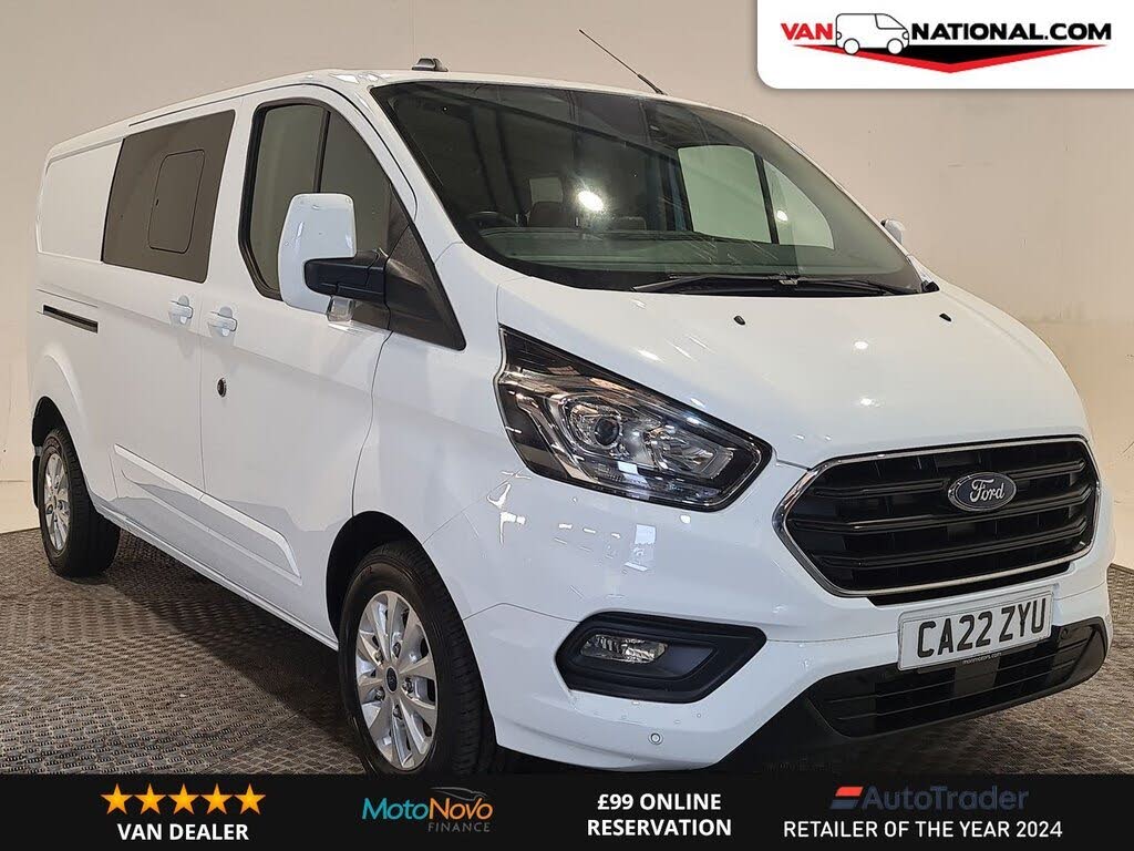 2022 Ford Transit Custom 2.0TDCi 320 L2H1 Limited (130PS)(EU6dT) Double Cab-in-Van