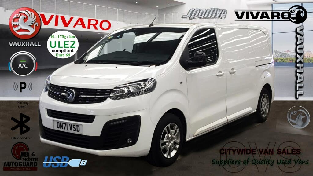 2021 Vauxhall Vivaro 1.5TD 2700 L1H1 Sportive (120PS)(Eu6d)
