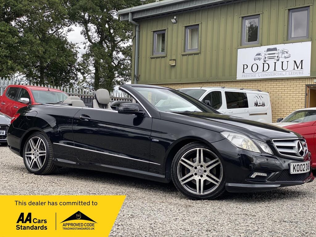 2010 Mercedes-Benz E-Class 3.0TD E350 CDI Sport 3.0CDI (231bhp) BlueF Cabriolet Auto