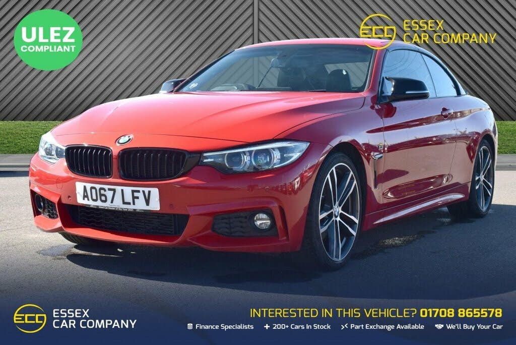 2017 BMW 4 Series 2.0TD 420d M Sport Convertible 2d Auto
